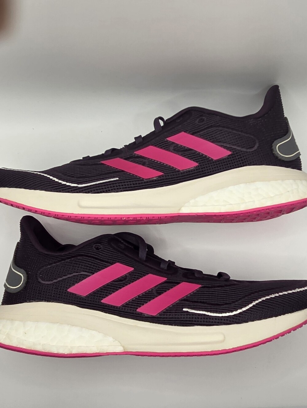adidas Supernova Junior Size 7 Womens Size 8 Running Shoes Plum/fuscia